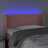 Cabeceira de Cama C/ Luzes LED Veludo 83x16x78/88 cm Rosa