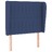Cama com Molas/colchão 80x200 cm Tecido Azul