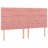 Estrutura de Cama C/ Cabeceira 160x200 cm Veludo Rosa