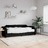 Sofá-cama com Colchão 100x200 cm Tecido Preto