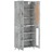 Armário Alto 69,5x34x180 cm Derivados de Madeira Cinza Cimento