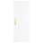 Armário Alto 34,5x34x180 cm Madeira Processada Branco Brilhante