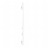 Cabeceira de Parede 204x3x60 cm Madeira de Pinho Maciça Branco
