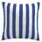 Almofadas Decorativas 4pcs 54x55x12cm Tecido Riscas Azul/branco