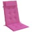 Almofadões P/ Cadeira Encosto Alto 6 pcs Tecido Oxford Rosa