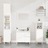 Armário Casa de Banho 30x30x190 cm Derivados de Madeira Branco
