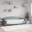 Sofá-cama 80x200 cm Tecido Cinzento-claro