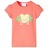 T-shirt Infantil com Estampa de Arco-íris e Palmeira Cor Coral 128