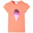 T-shirt para Criança Laranja-néon 104