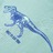 T-shirt para Criança com Estampa de Dinossauro Caqui-claro 140