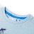 T-shirt para Criança com Estampa de Tubarão Azul-claro 140