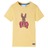 T-shirt Infantil com Mangas Curtas Amarelo 104