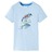 T-shirt para Criança com Estampa de Dinossauro Azul-claro 104