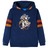 Sweatshirt Infantil C/ Capuz e Estampa de Urso e Skate Azul-marinho 92