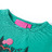 T-shirt Manga Comprida P/ Criança Estampa de Gato Verde-brilhante 104