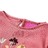 T-shirt Manga Comprida P/ Criança C/ Estampa de Flores Rosa-velho 104