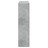 Estante C/ Portas 136x37x142 cm Derivados Madeira Cinza Cimento