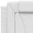 Almofadão de Cabeceira 90 cm Couro Artificial Branco