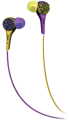 Auriculares Wild Buds Amarelo/roxo