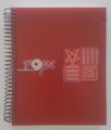 Caderno Espiral A6 80 Folhas Quadriculado Capa Pvc