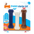 Teether de Cão Nylabone Extreme Chew Starter Kit Cachorros Frango Nylon Termoplástico (3 Pcs)