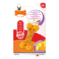 Teether de Cão Nylabone Dura Chew Queijo Nylon Tamanho XS