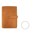 Agenda em Pele Makro Camel Liso