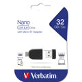Memória USB Verbatim 49822 Preto 32 GB