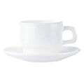 Caneca Arcoroc Restaurant Branco Vidro 6 Unidades (25 Cl)