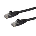 Cabo de Rede Rígido Utp Categoria 6 Startech Cable de Red Cat6 Con Conectores Snagless RJ45 - 30,4m Negro Preto