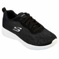 Sapatilhas de Desporto Mulher Skechers Floral Mesh Lace Up Preto 36.5