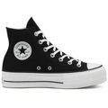 Ténis Casual Mulher Converse All Star Platform High Top Preto 35