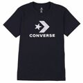 Camisola de Manga Curta Mulher Converse Seasonal Star Chevron Preto S