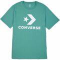 Camisola de Manga Curta Unissexo Converse Standard Fit Center Front Large Verde 2XS