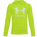 Polar com Capuz Criança Under Armour Rival Big Logo 1 Verde Limão 14-16 Anos