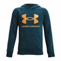 Polar com Capuz Criança Under Armour Rival Fleece Hoodie Ciano 10-12 Anos