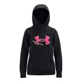 Camisola com Capuz Menina Under Armour Fleece Logo Preto S