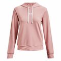 Polar com Capuz Mulher Under Armour Rival Terry Cor de Rosa S