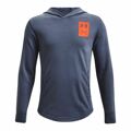 Camisola Infantil Under Armour Rival Terry Azul 10-12 Anos