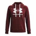 Polar com Capuz Mulher Under Armour Rival Fleece Grená S