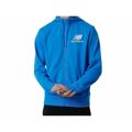 Polar com Capuz e Fecho Homem New Balance MJ03558 Sbu Azul S