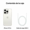 Smartphone Apple iPhone 15 Pro 6,1" 128 GB Branco