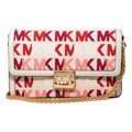 Bolsa Mulher Michael Kors 35S2G8ML6J-LT-CRM-MULTI Bege (25 X 15 X 7 cm)