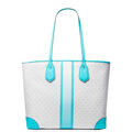 Bolsa Mulher Michael Kors 30S2SV0T3V-OCEAN-BLUE-MULTI 35 X 30 X 17 cm Cinzento