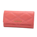 Porta-moedas Michael Kors 35S2GTVF3U-GRAPEFRUIT Cor de Rosa Pele (18 X 10 cm)