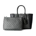 Bolsa Mulher Michael Kors 35F2S6KC5V-BLK-SILVER Preto (24 X 20 X 8 cm)