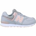 Ténis Casual de Mulher New Balance 574 Cinzento Cor de Rosa 34