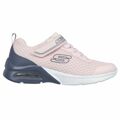 Sapatilhas de Desporto Infantis Skechers Microspec Max - Epic Brights Cor de Rosa Azul Escuro 28