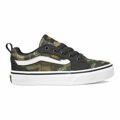 Ténis Casual Criança Vans Filmore High Top Verde Camuflagem 37