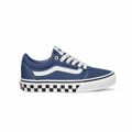 Ténis Casual Criança Vans Ward Yt Checker Sidewall Stv Azul 28